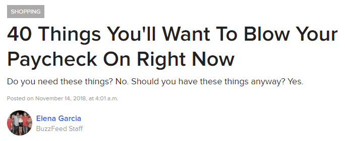 list post example from buzzfeed