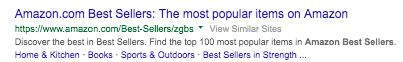 Amazon Best Sellers