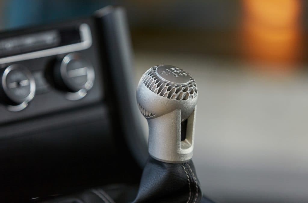 HP 3d printed Metal Jet Customer Volkswagen gear shift 1 1024x676