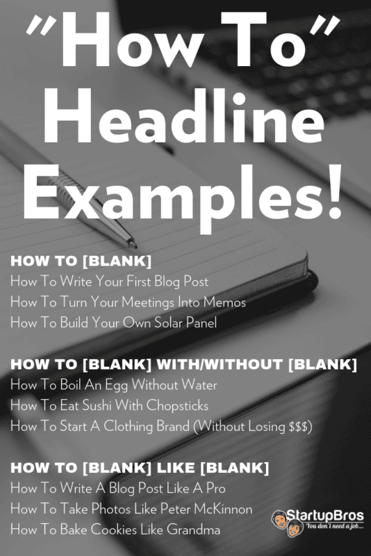 How to Headline Examples