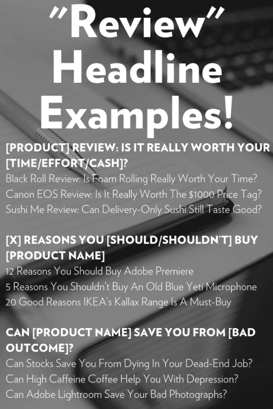 Review Headline Examples