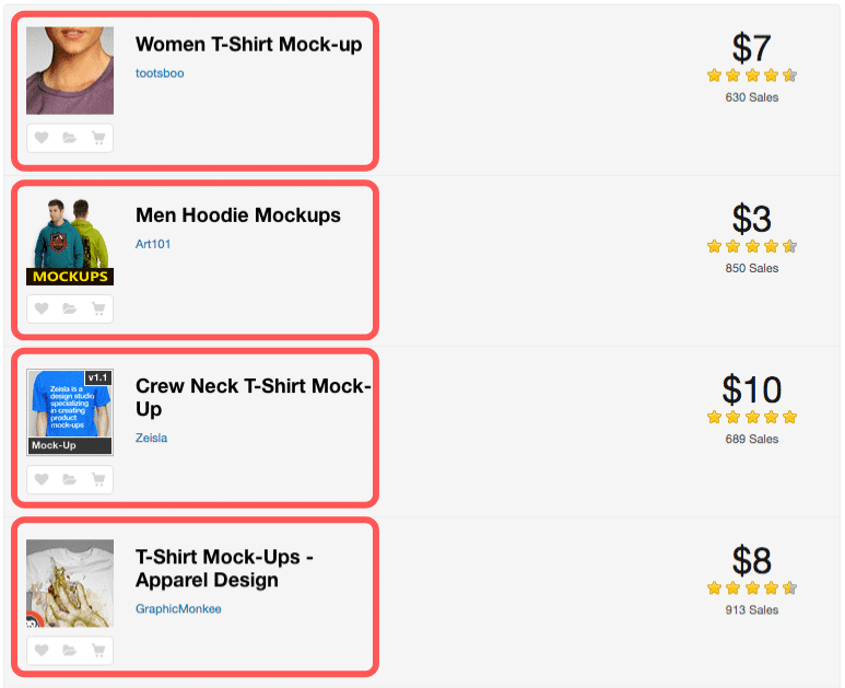 T shirt Mockups