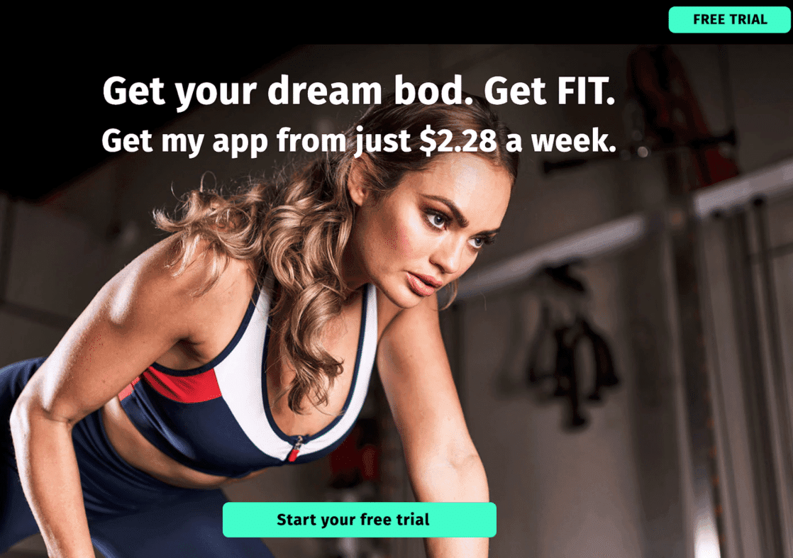 emily skye app homepage