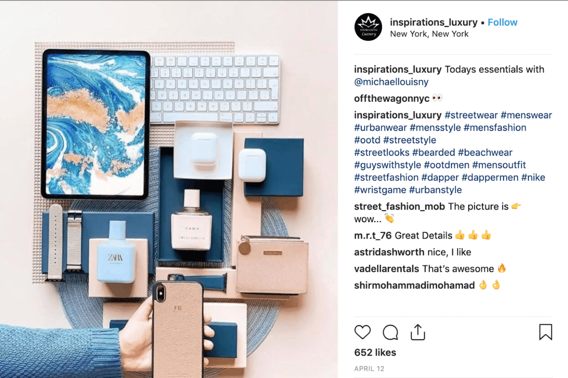inspirations luxury product line