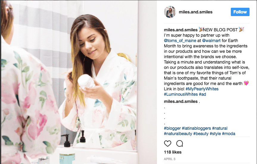 micro influencer example