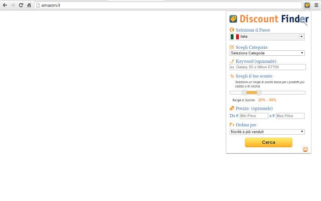 Amazon Discount Finder