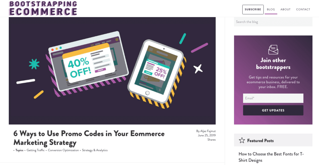 Bootstrapping eCommerce