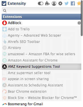 Extensity Chrome Extension
