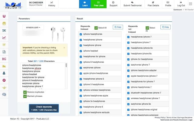 Helium 10 Chrome Extension