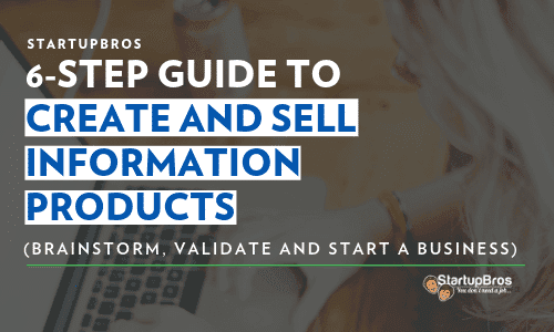 6 step guide to create and sell information products