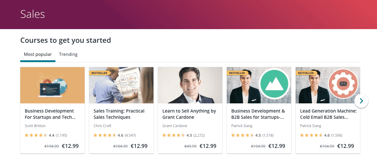 Sales Courses online