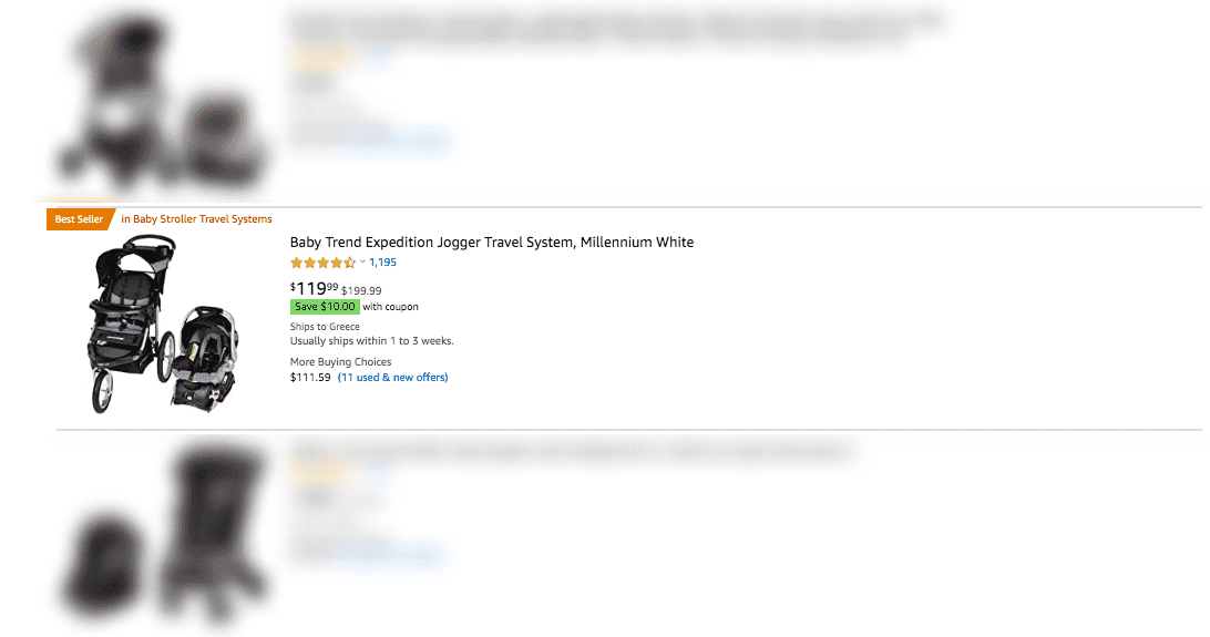 Category Specific Search in Amazon