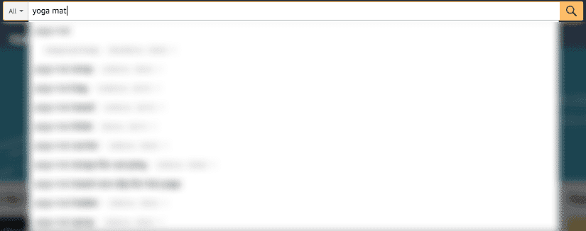 Type Search Term in Amazon Search Bar