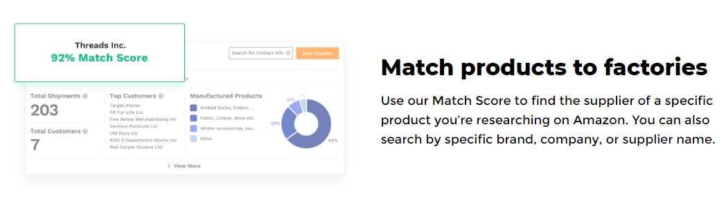 Matching products to Factories
