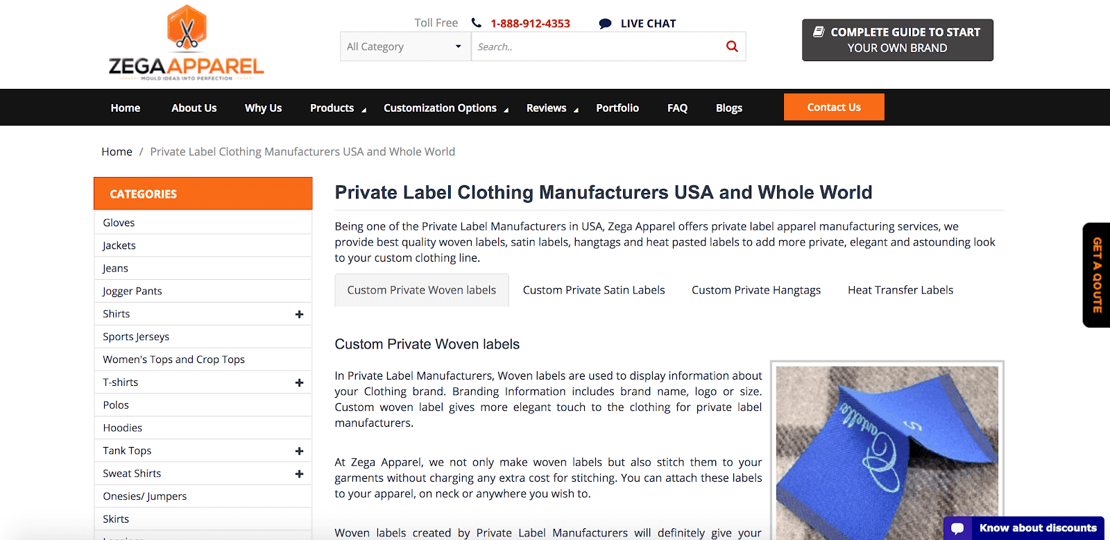 Private Label Clothing Supplier Zega Apparel