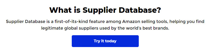 Supplier database and directory