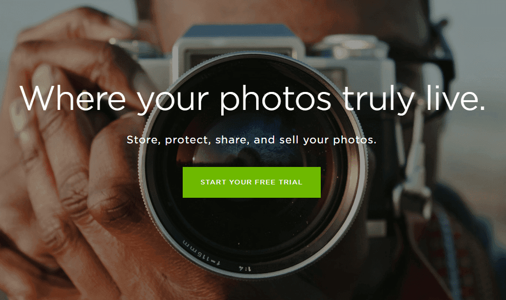 smugmug homepage