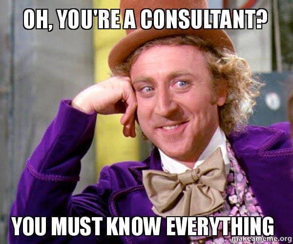 consultant meme