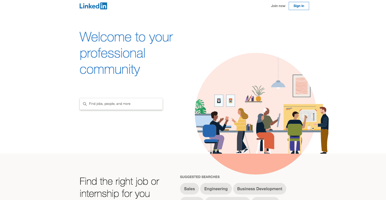 Sign Up for LinkedIn