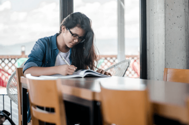 Young Student Reading