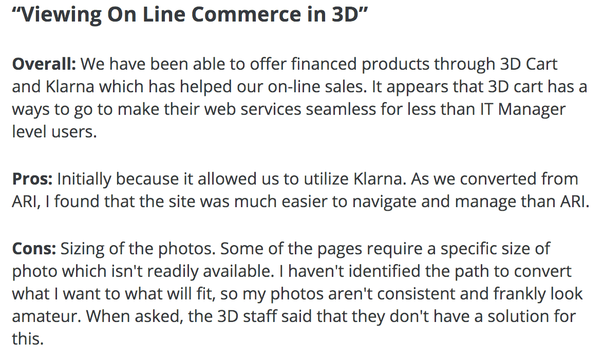 3Dcart Review