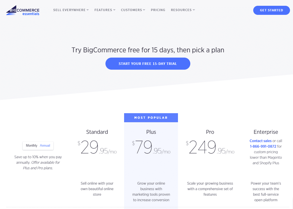BigCommerce Pricing