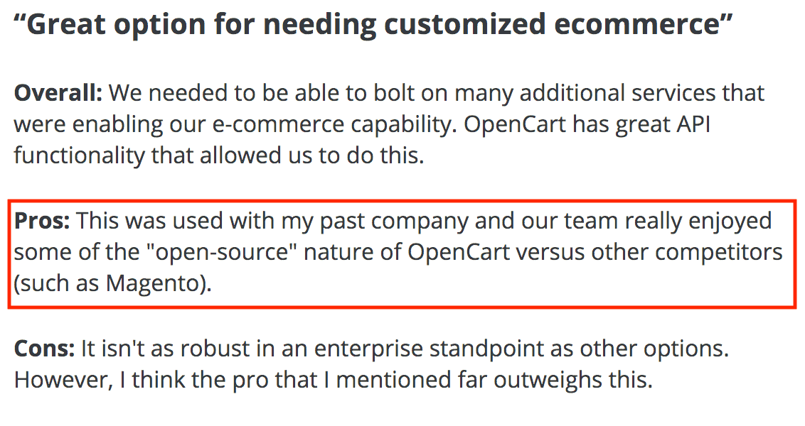 OpenCart Review