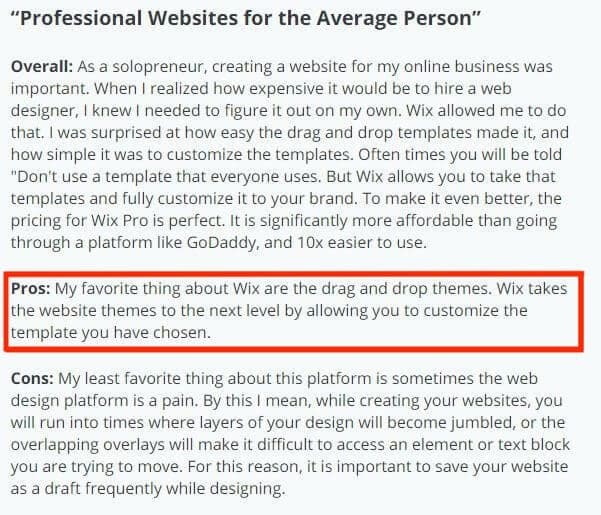 Wix Review