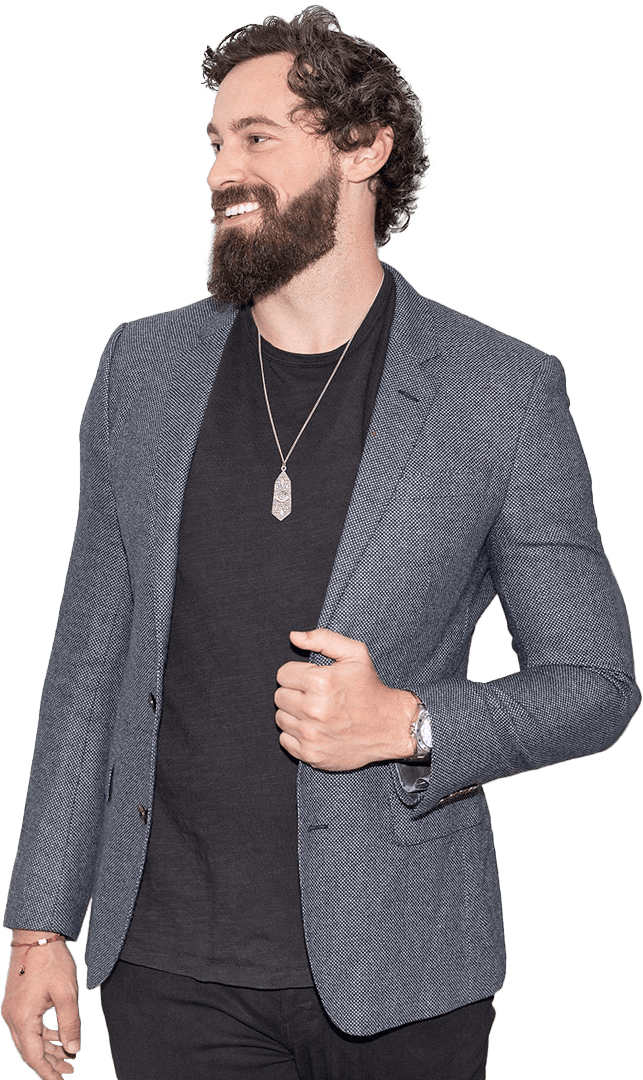will mitchell side smile jacket