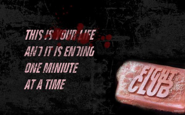 Image of a quote from movie Fight Club
