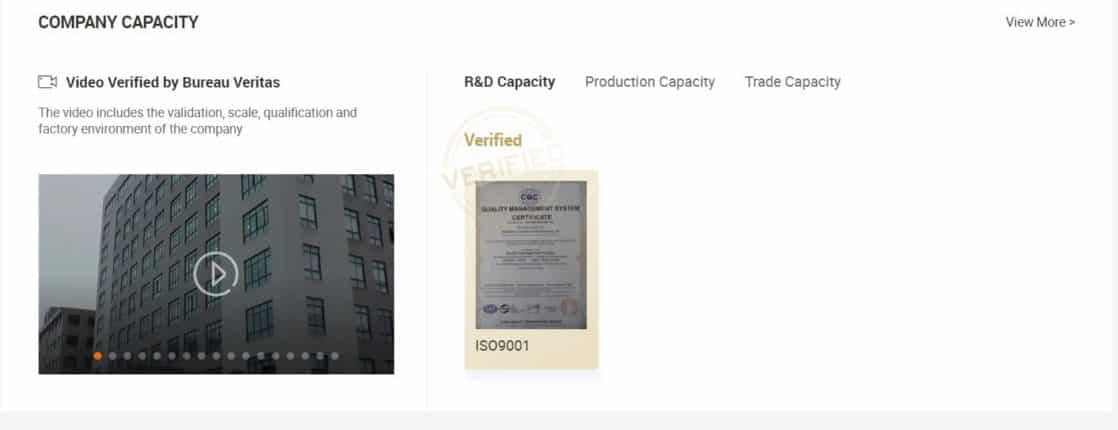 Certifications for Alibaba Suppliers