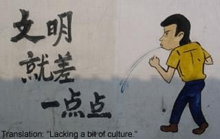 Spitting In China