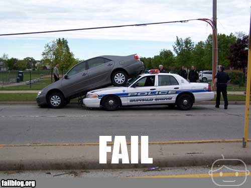 cop fail