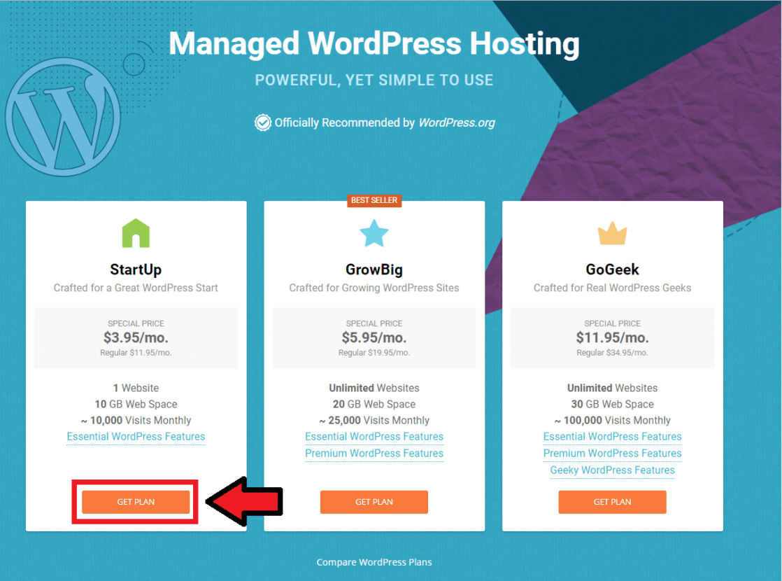 Startup Hosting Plan with Siteground for Starting a Successful Blog
