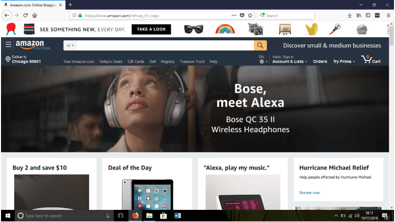 Using Amazon to sell products online