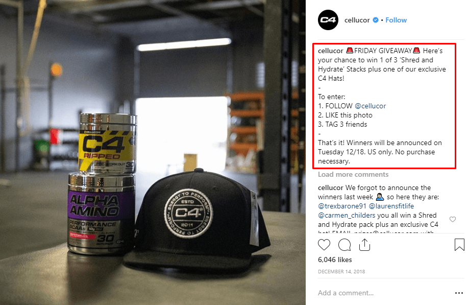 Using contests to sell products on instagram