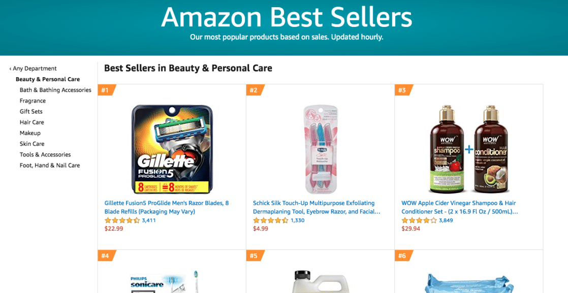 Beauty Personal Care Best Sellers