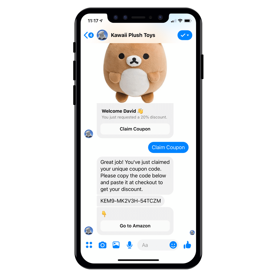 messenger chat bot example