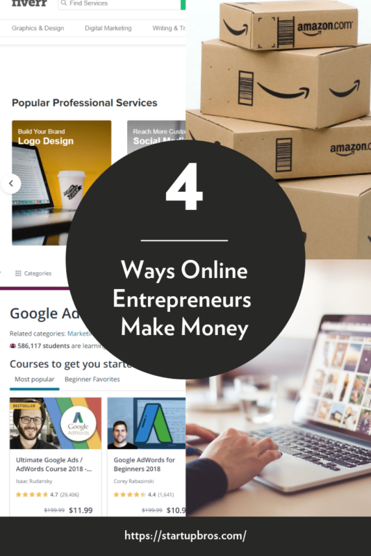 4 Ways online entrepreneurs make money