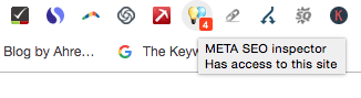 META SEO Inspector Chrome Extension Icon