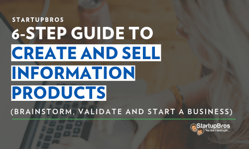 6 step guide to create and sell information products