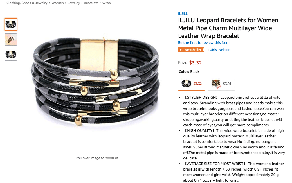 Bracelet for Women on Amazon