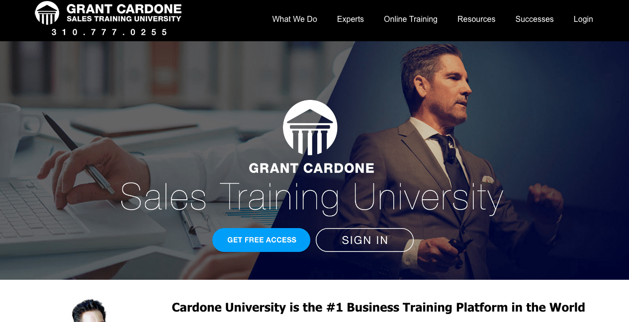 Cardone University Homepage