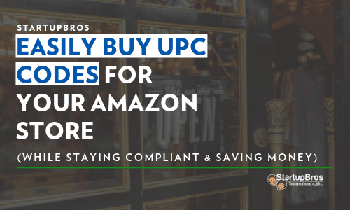 Easily buy UPC codes for your amazon business