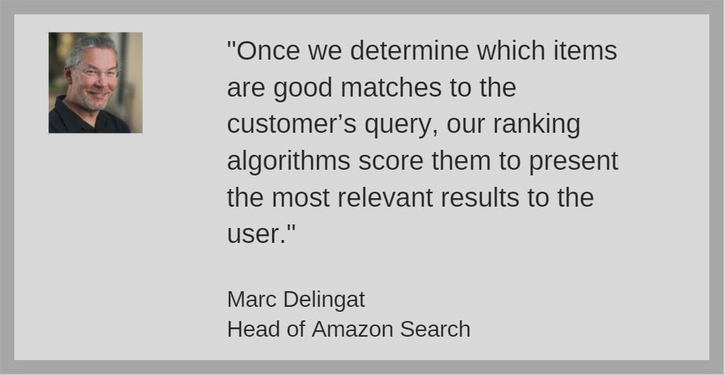 Mark Delingat Amazon Ranking Quote 2