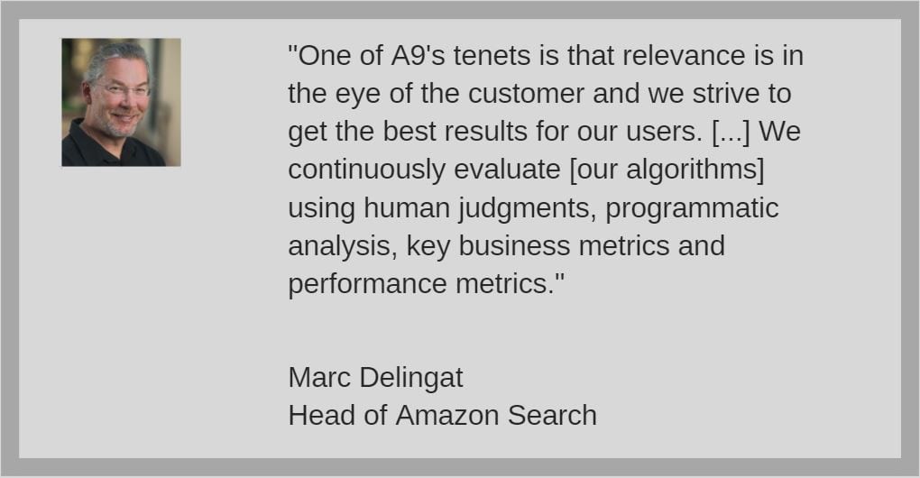 Mark Delingat Amazon Ranking Quote 3