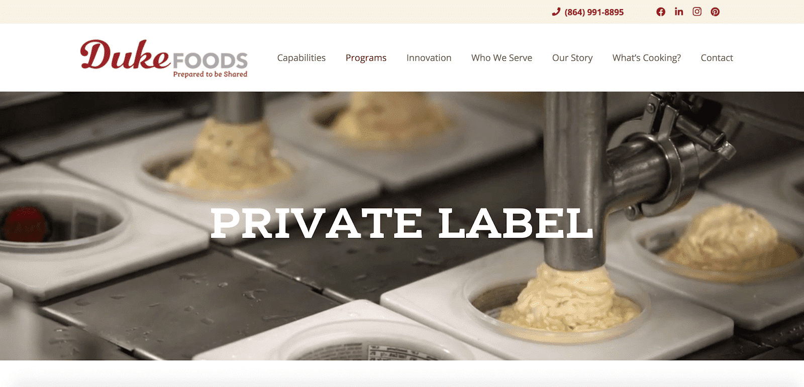 Private Food Label Duke Foods