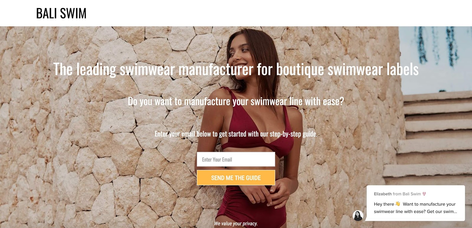 Swimwear Private Label Manufacturer Bali Swim 