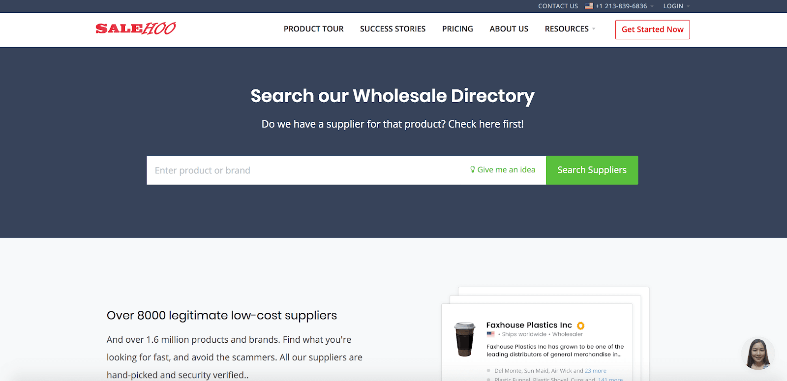 Use supplier directories such as Salehoo