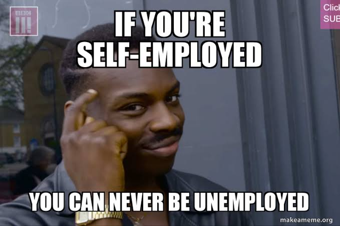 self employment meme